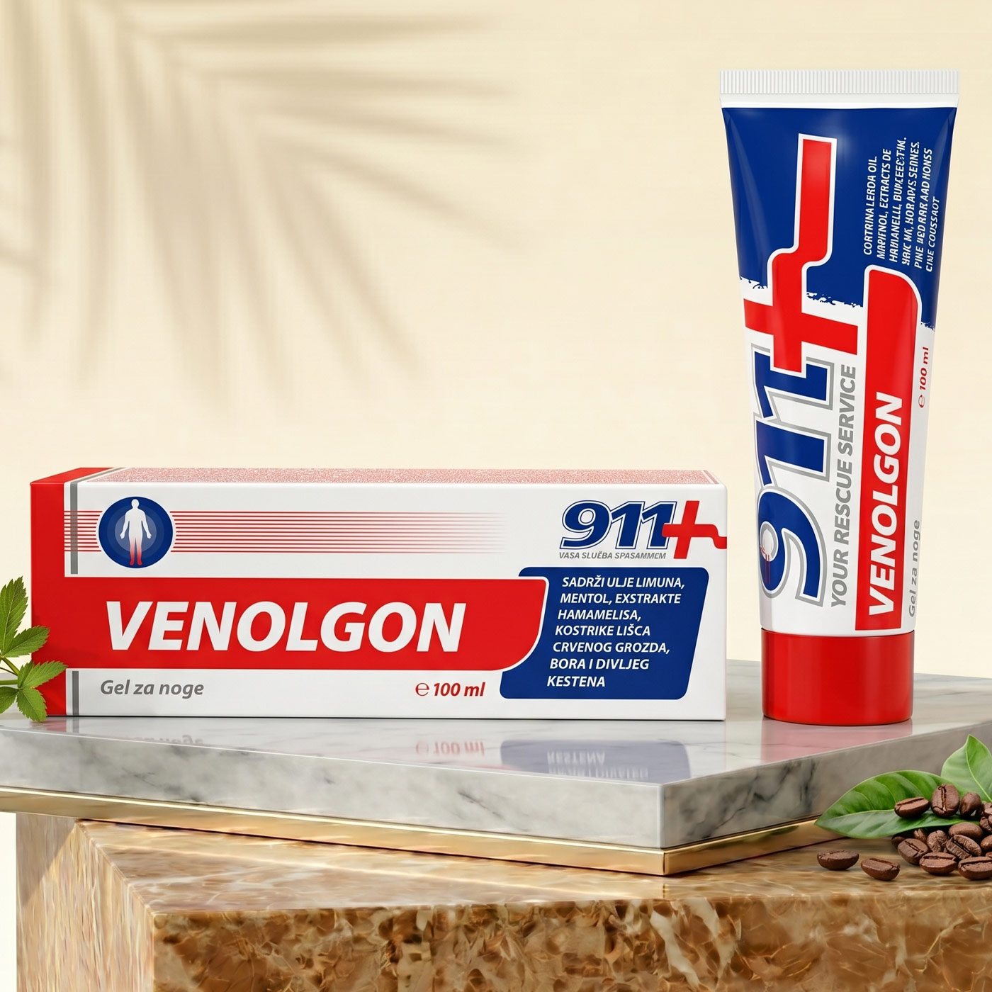 VENOLGON Lábgél – 911 FARMAKOM <span style="color: red">100 ml</span> - Image 2